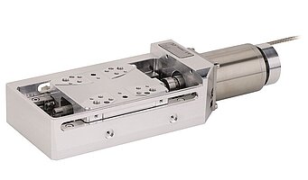 UHV to 10-9 hPa: Precision linear stage L-509 for travel ranges from 26 to 102 mm and a repeatability to 0.1 µm.